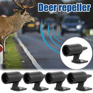 12/4pc 사슴 Repeller Anti Collision 사이렌 야생 동물 Repel 경고 장치 차량 필드 드라이브 경고 동물을위한 초음파 미니 휘파람