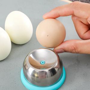 삶은 계란을위한 계란 피어싱 구멍 펀처 Prickers 분리기 스테인레스 스틸 바늘 계란 분리기 피어싱 도구 주방 가제트