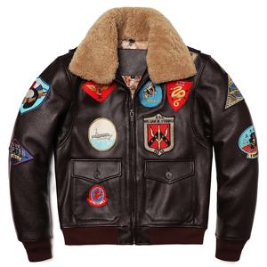 군사 의류 G1 비행 재킷 두꺼운 Quilted100% 소 가죽 가죽 재킷 남성 코트 겨울 오버코트 M212 Dropshipping