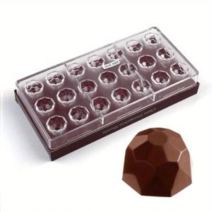 Bonbons 캔디 용 모양 폴리 카보네이트 초콜릿 몰드 21 캐비티 8g/개 제과 베이킹 과자 도구 몰드