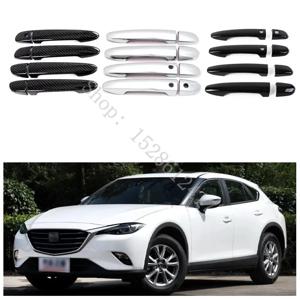 크롬 사이드 문짝 핸들 커버 캐치 트림 오버레이 몰딩 가니쉬, Mazda 2 Mazda 3 6 Cx-5 M2 M3 M6 Cx3 2012 2013 ~ 2022