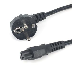 EU 유럽 AC 전원 코드 유로 IEC C5 전원 연장 케이블 1.2m 1.5m 노트북, 랩탑, PC, 컴퓨터 모니터용 전원 케이블