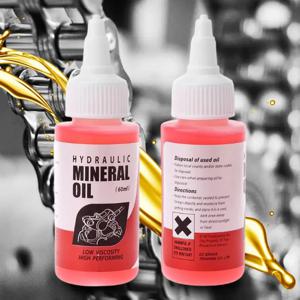 새로운 자전거 브레이크 미네랄 오일 시스템 60ml 유체 사이클링 산악 자전거 Shimano 27RD 자전거 유압 디스크 브레이크 오일 유체