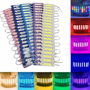 20/lot RGB 흐르는 빛 12V 하이라이트 Led 모듈 방수 IP65 접이식 COB 라이트 스트립 백라이트 상점 배너 자동차 장식