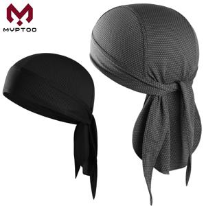 2PCS 빠른 건조 두건 통기성 비니 모자 땀 흡수 Do Rags 태양 보호 해적 모자 야외 스포츠 탄성 Headscarf