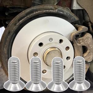 4Pcs 브레이크 디스크 고정 나사 골프 용 카운터 싱크 볼트 4 Passat B5 폴로 6R Touran 1T Octavia 1Z Fabia 6Y N 10648301   N 10112603