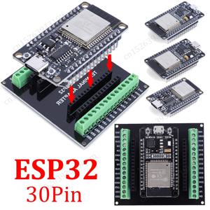 ESP32 개발 보드 30Pin 브레이크 아웃 보드 WiFi + Bluetooth Arduino 용 초저전력 듀얼 코어 ESP-32 확장 보드