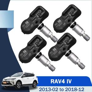 Toyota RAV4 IV 2013-2018 용 4PCS 타이어 압력 센서 모니터링 센서 TPMS 센서 433MHz PMV-C210