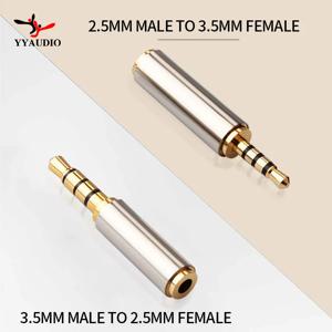 잭 3.5mm에서 2.5mm 오디오 어댑터, 2.5mm 수컷-3.5mm 암컷 플러그 커넥터, AUX 스피커 케이블, 헤드폰, 마이크용.