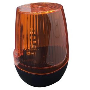 AC DC LED 게이트 플래싱 라이트 램프 알람 램프 (스윙/슬라이딩 게이트 오프너/바리어 게이트용 신호 스트로브 플래싱 램프, 소리 없음)