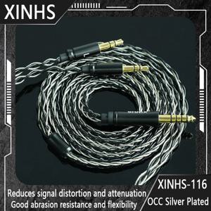 XINHS-116 iem 케이블 더블 2.5mm 더블 3.5mm 4.4mm 밸런스드 XLR 포함 하이파이맨 SUNDARA Ananda HE400SE Denon AH-D600에 적합 이어폰 케이블 mmcx 케이블 헤드폰 케이블 0 78 2pin 케이블 4 4mm 이어폰 케이블 kz 이어폰 케이블 iem케이블 hifiman cable 이어폰 케이블 2pin 0 78 2pin 케이블 3.5