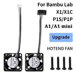 밤부랩 X1/P1 A1 핫엔드 쿨링 팬(케이블 포함) 2510 팬, 빠른 냉각 팬, 밤부 X1C P1S P1P A1 A1 미니 3D 프린터용