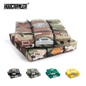 시뮬레이션 된 지붕 텐트 가방 1/8 1/10 RC 크롤러 자동차 Traxxas TRX4 Defender SCX10 90046 RC4WD 용 장식 오프로드 액세서리