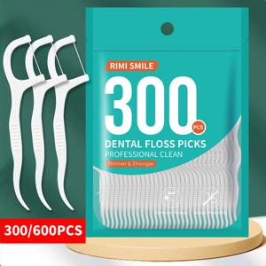 300/600PCS 치실 스틱 - 치간 공간 청소, 음식 잔류물 도구, 구강 관리