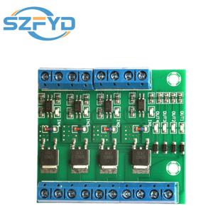 4채널 PWM MOSFET 스위치 컨트롤러 - LED 조명 및 DC 모터 제어용 광커플러 절연 드라이버 보드