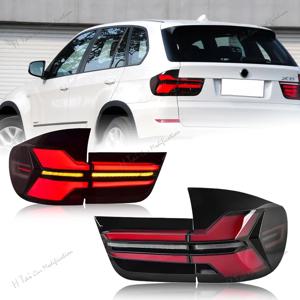 BMW X5 E70 2007-2013 테일램프 어셈블리 LED 테일 램프 브레이크 등 후진등 후방 안개등 방향지시등 한 쌍