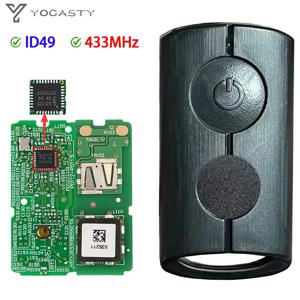 YOCASTY 오리지널 오토바이 리모컨 키 FOB 야마하 XMAX XMAX300 NVX NVX155 에어록스 JAUNS QBIX 433MHz ID49 칩용