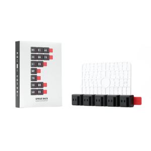Dspiae PT-SR 쉬운 조립 모델 패널 홀더 다용도 안정적인 28 글자 및 20 숫자 조각 교육용 장난감