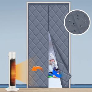 자석 단열 도어 커튼 방수 보온 도어 커튼 옥스포드 자석으로 닫히는 반려동물 친화적 도어 스크린