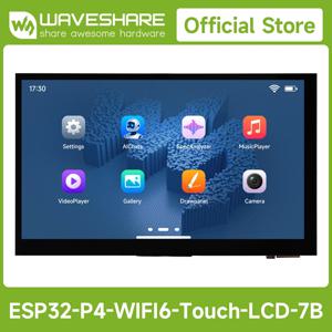 Waveshare ESP32-P4-WIFI6 7인치 5포인트 터치 디스플레이 개발 보드, ESP32-P4 및 ESP32-C6 기반, 1024×600 Wi-Fi 6 / BT5