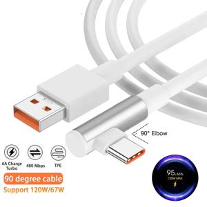 샤오미 14 13 프로 울트라용 120W USB 타입 C 고속 충전 케이블, USB A to 타입 C 퀵차징 폰 케이블 (노트 12 액세서리)
