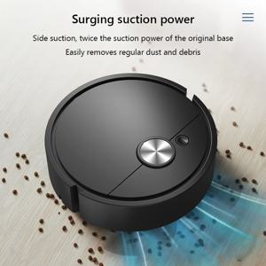 3 in 1 청소 로봇 충전식 진공 청소기 강력한 흡입력 컴팩트 청소기 애완동물 털 및 완고한 오염물 제거용