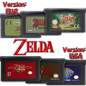 GBA 게임 카트리지 32비트 비디오 게임 콘솔 포 소드즈 게임 카드 링크 투 더 패스트 어웨이크닝 DX 미니쉬 캡 오라클 오브 시즌즈
