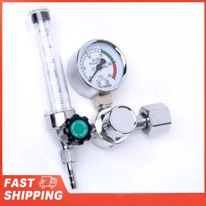 미터 0-25Mpa 아르곤 조절기 CO2 미그 티그 -미터 가스-조절기 유량계 용접 게이지 압력 감소기 유량계