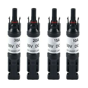 3pcs 10A 15A 20A 30A 태양광 다이오드 커넥터 태양 전지 패널 케이블 커넥터 PV 태양 광 발전 시스템 용 MC4와 호환 가능