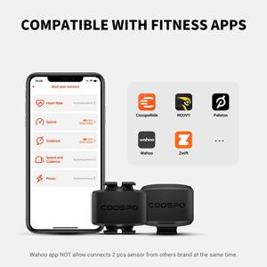 COOSPO BK9 자전거 속도/페달링 센서 블루투스5.0 ANT 자전거 센서 트래킹 IP67 (루비/즈위프트/펠로톤/와후/자전거 컴퓨터용)