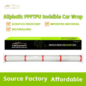 JWUDMVP 1롤 R 투명 PPF 1.52*15M 투명 보호 필름 TPU PPF 페인트 바디 보호 필름 자가 복원 광택 블랙