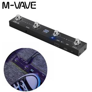 M-VAVE 초콜릿 플러스 무선 MIDI 컨트롤러 키보드 4버튼 풋 스위치, USB 인터페이스/ 올인원 키보드 제어용