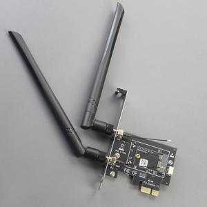 M.2 E 키-PCIe WiFi 어댑터(M.2 WiFi 4/5/6/6e/7/코랄 TPU 모듈용)