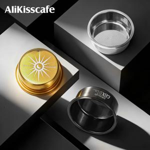 AliKisscafe 51mm 54mm 58mm 에스프레소 필터 바스켓 정밀 디롱기 브레빌 58mm 포타필터 커피 액세서리 바리스타 도구