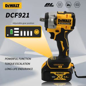 디월트 DCF921 20V 무선 브러시리스 모터 임팩트 렌치 가벼운 전동 공구 가정용