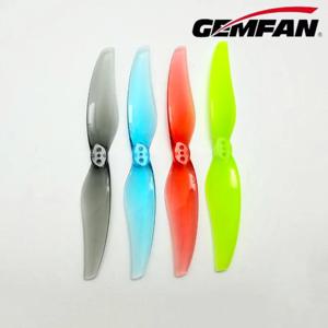 4쌍의 Gemfan 허리케인 4024 2 블레이드 프로펠러 1.5mm 4인치 3홀 프로펠러 (1408-1506 모터용, FPV 레이싱 드론용)