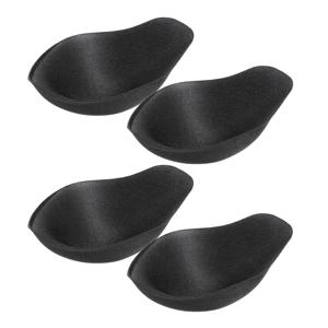 남성용 3D 수영복 4개, 블랙 패드 볼륨업 속옷 컵 U자형 파우치 폼 서포트 수영복 브리프