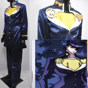 애니메이션 JOJO Bizarre Adventure Josuke Higashikata 코스프레 의상 유니폼 파티 카니발 할로윈 공연 변장 의상