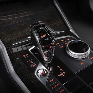 BMW 3 4 8 시리즈 x3 x5 x6 ix3 g20 g28 g28 g01 g08 g06 g05 325i 330i 용 3피스 세트 크리스탈 기어 변속 노브 레버 스틱 핸들