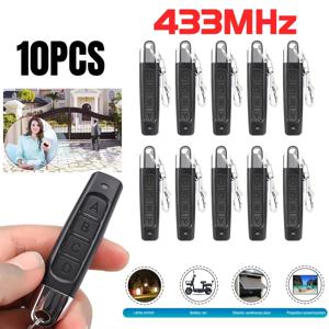 50-1PCS 원격 제어 433MHz 자동차 키 차고 문 게이트 오프너 원격 제어 복사기 복제 코드 4 버튼 송신기
