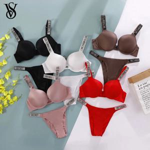 새로운 V 레이스 란제리 세트 브라 팬티 세트 여성용 섹시 브라 팬티 세트 편안한 푸쉬업 쉐이프웨어 조절 가능한 패드가 있는 게더드 브라