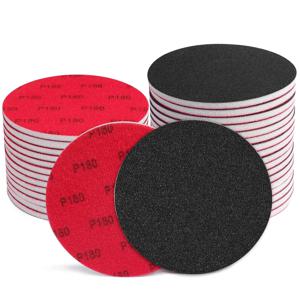 180-3000 그릿 습식/건식 폼 샌딩 패드 9개 12.5/15cm 샌딩 스폰지 디스크 (오비탈 샌더용 금속, 목재, 자동차 광택용)