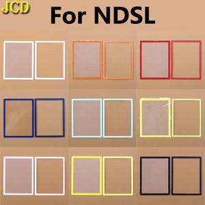 NDSL NDS Lite 게임 콘솔 플라스틱 렌즈 교체 용 JCD 상단 상단 하단 하단 LCD 스크린 프레임 커버