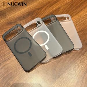 Google Pixel 10 Pro XL 9 Pro XL 8 7 6 Pro 10A 9A 8A 7A 6A용 반투명 무광택 자기 흡착식 휴대폰 케이스, Magsafe 울트라 슬림 커버