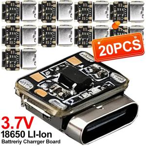 1-20PCS 미니 리튬 배터리 충전 보드 모듈 3.7V 4.2V 18650 리튬 배터리 충전기 보호 보드 Type-C 인터페이스