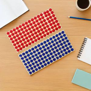 210Pcs 자체 접착식 냉온수 수도꼭지 라벨 주방 믹서 탭 욕실 샤워 물용 초박형 방수 스티커