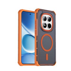 Redmi Note 15 15A 15 15C A7 Pro Plus MatteTranslucent Armor Back Cover 용 Magsafe 자기 전화 케이스 용 오리지널 충격 방지