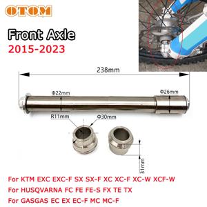 KTM EXC EXC-F SX SX-F XC XC-F HUSQVARNA FC FE FX TE GASGAS EC EX 오토바이 더트 바이크 프론트 휠 액슬용 너트 포함 프론트 액슬