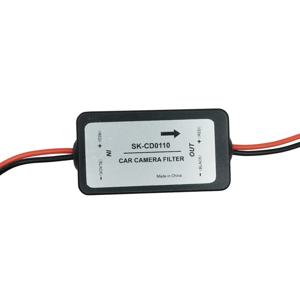 12V DC 자동차 후방 카메라 전원 필터 릴레이 커패시터, 자동차 카메라 정류기 간섭 방지 전원 커넥터
