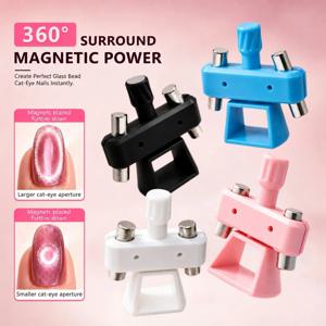 360도 회전 캣아이 자석 도구, 유리 비드 네일 아트 젤용 강력 자석, 다기능 초보자용 홈 DIY 네일 살롱 도구